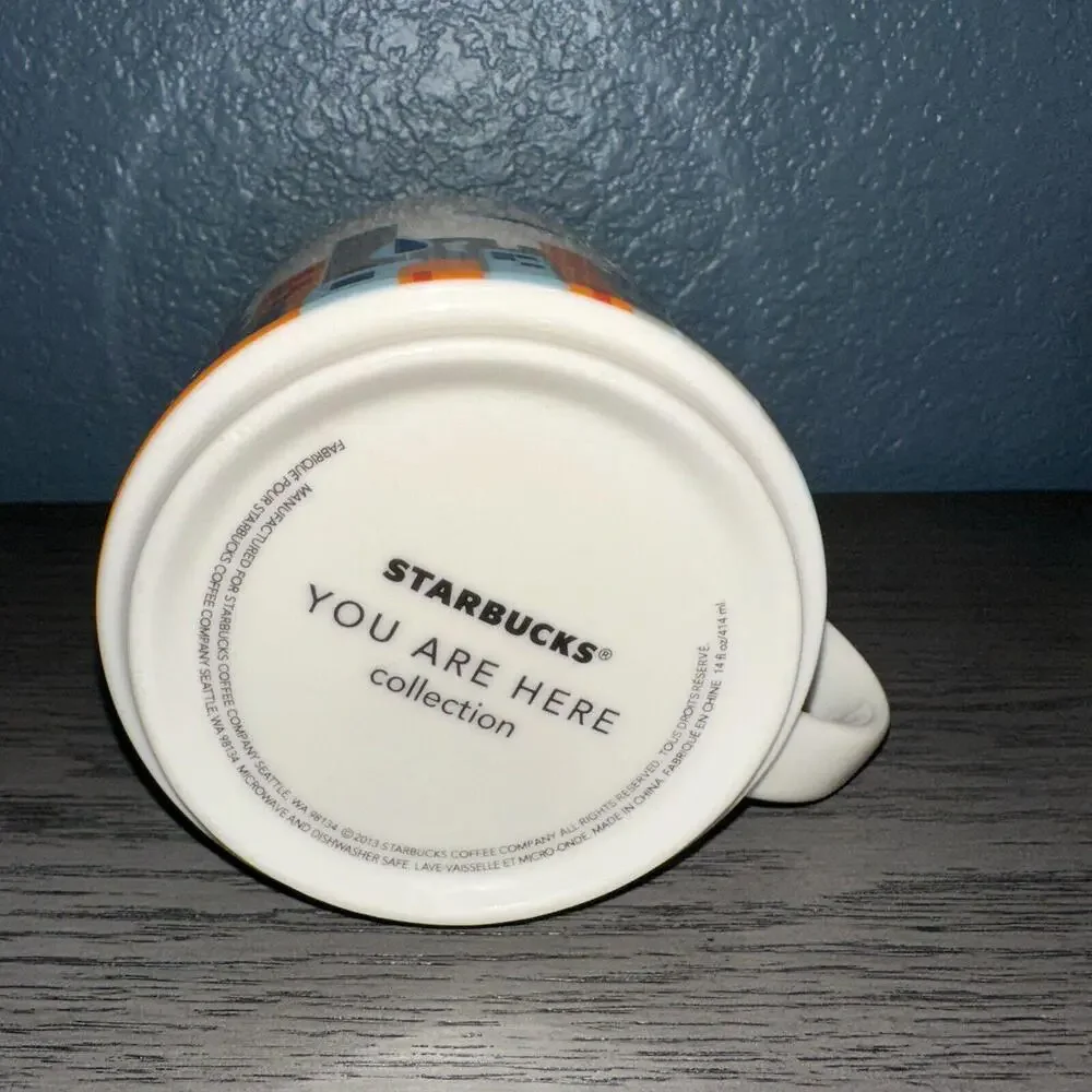 Starbucks CHICAGO You Are Here Collection YAH 14oz Coffee Mug 2013 New W/O Box